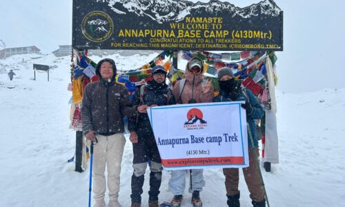 annapurna base camp trek in winter